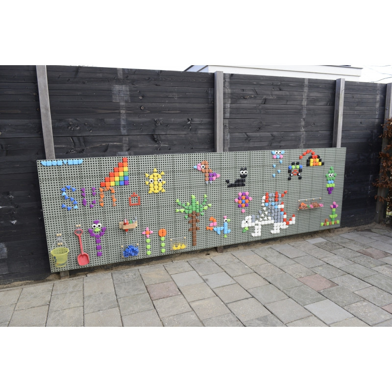 MASTERKIDZ Set of 64 Geometric Shaped Pegs for STEM Boards