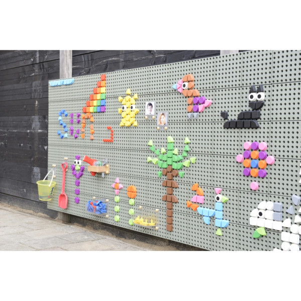 MASTERKIDZ geometrinių figūrų kaiščių rinkinys 64vnt STEM lentoms MASTERKIDZ geometrinių figūrų kaiščių rinkinys 64vnt STEM lentoms