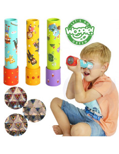WOOPIE GREEN Kaleidoskopas Spalvingas teleskopas vaikams Pasakų personažai Gyvūnai 1 vnt.
