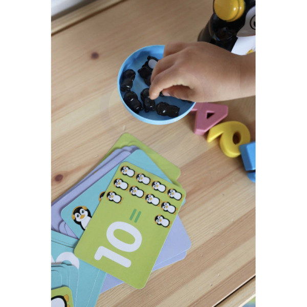 Весы для балансировки WOOPIE: учимся считать, пингвин