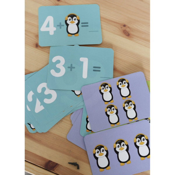 Весы для балансировки WOOPIE: учимся считать, пингвин