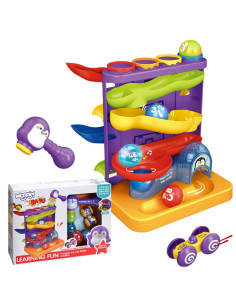 WOOPIE BABY Ball Track Kulodrom 3in1 Hammer Hammer Slide žaisliniams automobiliams