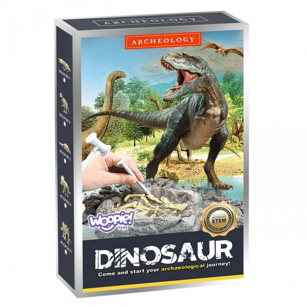 WOOPIE kūrybinis žaislas Dinozaurų skeleto archeologiniai kasinėjimai WOOPIE kūrybinis žaislas Dinozaurų skeleto archeologiniai kasinėjimai
