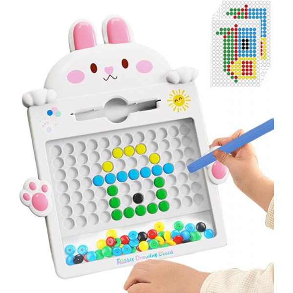 WOOPIE magnetinė lenta vaikams Montessori MagPad triušis WOOPIE magnetinė lenta vaikams Montessori MagPad triušis