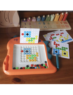 WOOPIE magnetinė lenta vaikams Montessori MagPad dinozauras 2