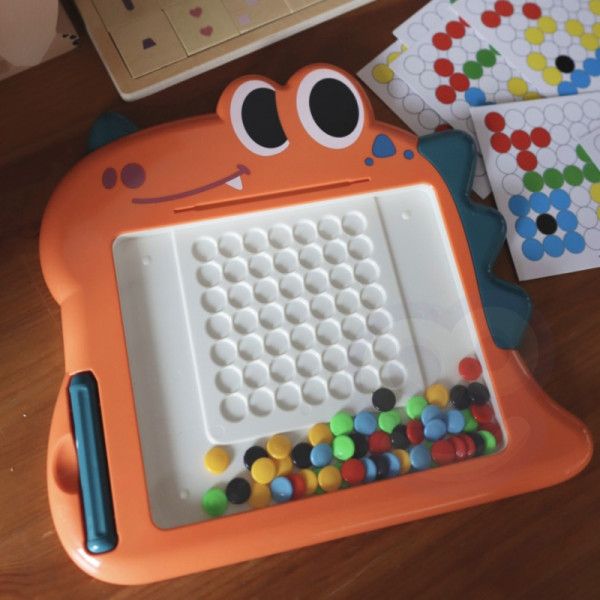 WOOPIE magnetinė lenta vaikams Montessori MagPad dinozauras