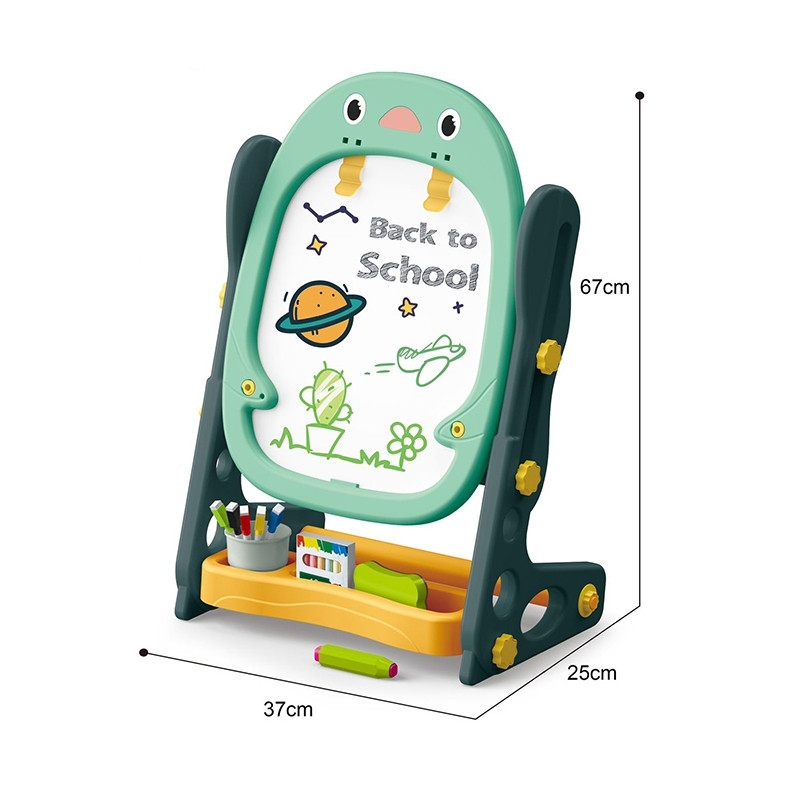 WOOPIE dvipusė magnetinė lenta skaičiams ir raidėms piešti ir mokytis 56 vnt.