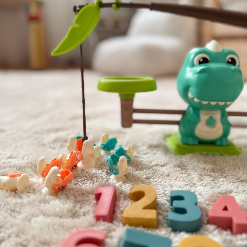 WOOPIE Balance Scale Balance Board Game Fishing Dinosaur Fish Science Abacus