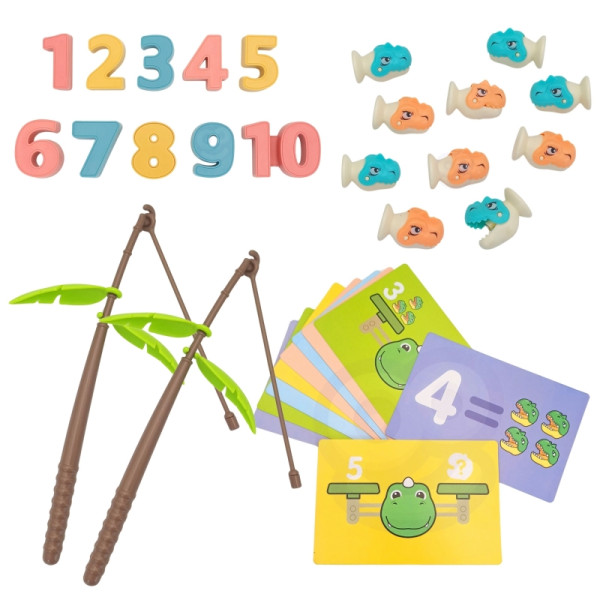 WOOPIE Balance Scale Настольная игра "Рыбалка" "Рыба-динозавр" "Наука" "Счёты"