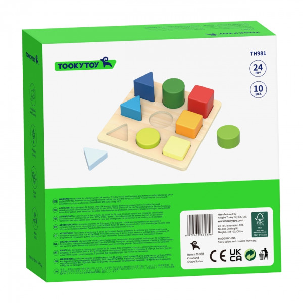 TOOKY TOY Развивающая геометрическая головоломка