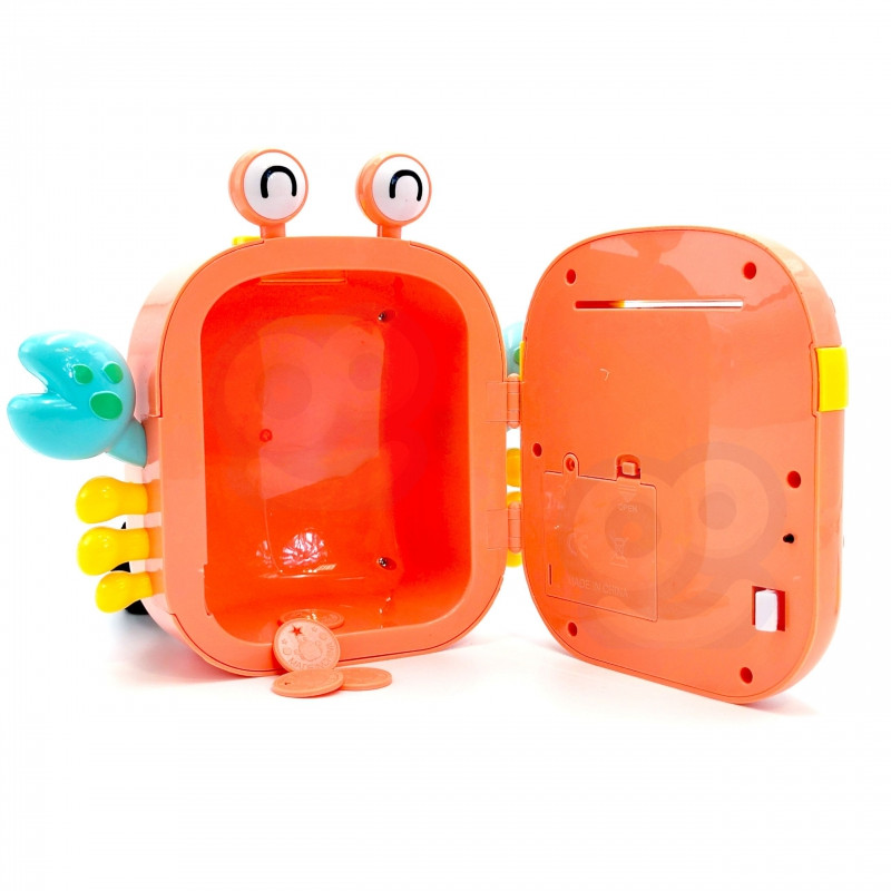 WOOPIE Интерактивный сейф-рюкзак для кассового аппарата с клавиатурой и монетами 4-в-1