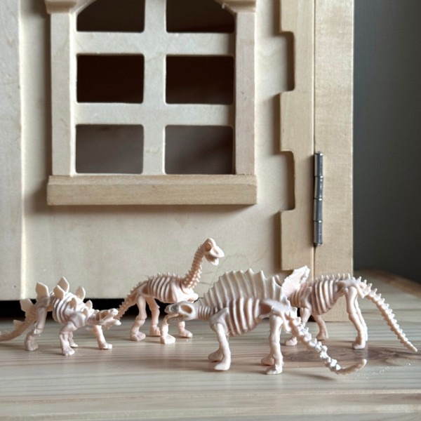 WOOPIE kasinėjimai "Mažasis archeologas" 6 dinozaurų skeletai WOOPIE kasinėjimai "Mažasis archeologas" 6 dinozaurų skeletai