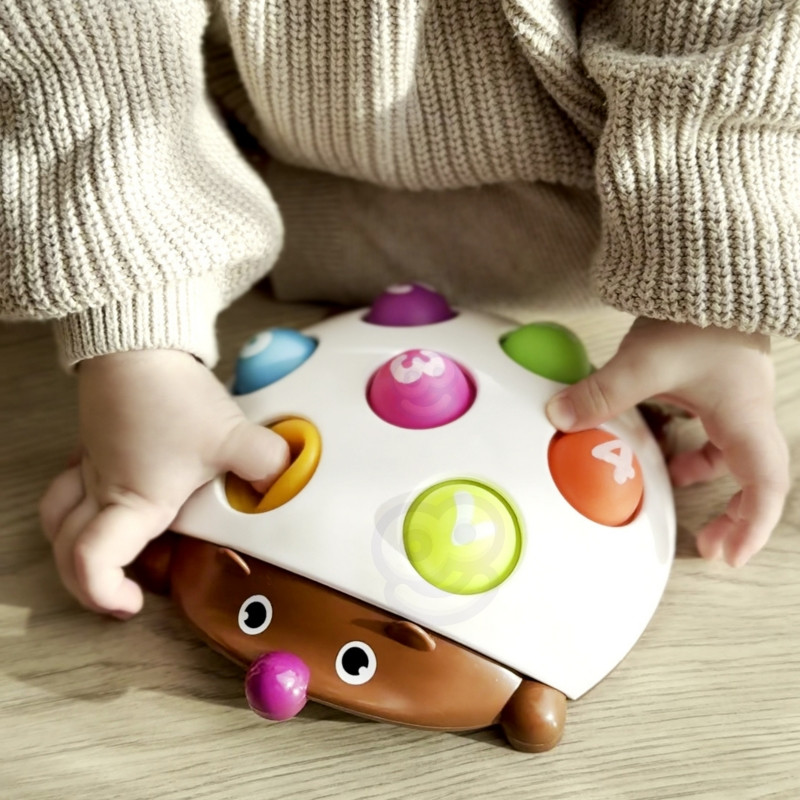 WOOPIE ežiukas Pop-it numeriai Fidget žaislai