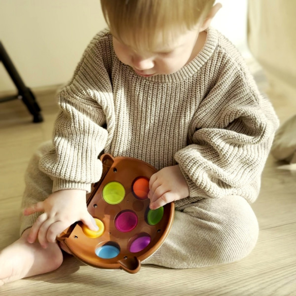 WOOPIE ežiukas Pop-it numeriai Fidget žaislai WOOPIE ežiukas Pop-it numeriai Fidget žaislai