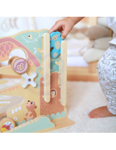 TOOKY TOY labirinto mokomoji lenta Takelis 2in1 medinis labirintas 2