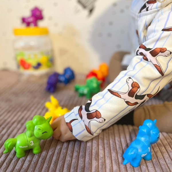 WOOPIE rinkinys Montessori spalvų vienaragio figūrėlių "Match Numbers" lankstymui 13 vnt. WOOPIE rinkinys Montessori spalvų vienaragio figūrėlių "Match Numbers" lankstymui 13 vnt.