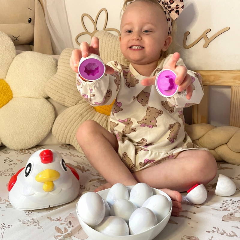 WOOPIE edukacinis Montessori rūšiavimo formos mokymasis