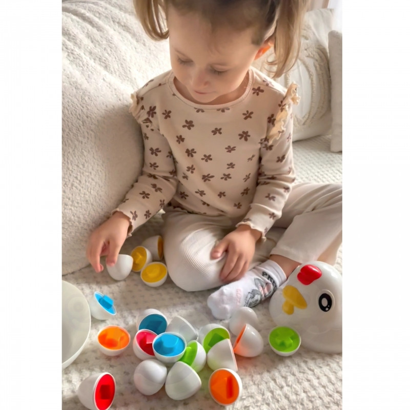 WOOPIE edukacinis Montessori rūšiavimo formos mokymasis