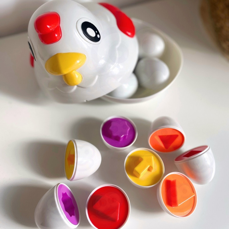 WOOPIE edukacinis Montessori rūšiavimo formos mokymasis