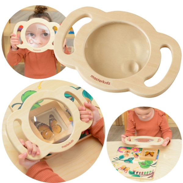 MASTERKIDZ didelis medinis didintuvas Discovery MASTERKIDZ didelis medinis didintuvas Discovery