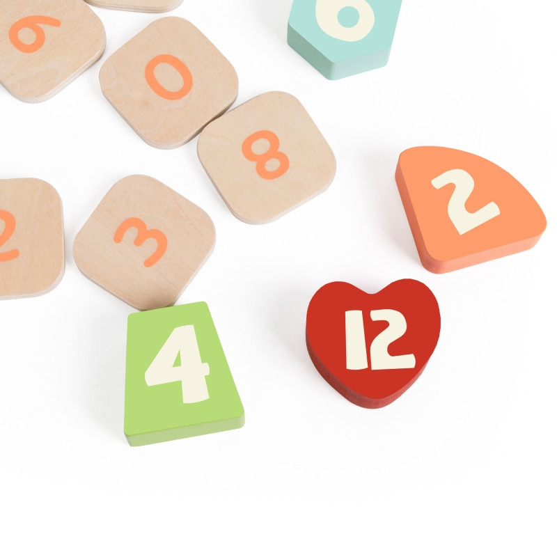 KLASIKINIS PASAULIS Montessori meškiuko laikrodis Edukacinis 3in1 mokymasis Skaičiavimo laikas ir data