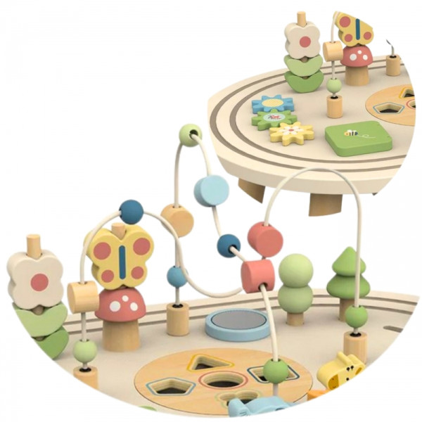 TOOKY TOY medinis užsiėmimų stalas