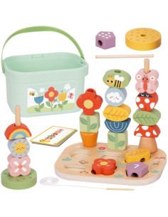 TOOKY TOY edukacinė dėžutė 5 in 1 Stebuklų Sodas Montessori