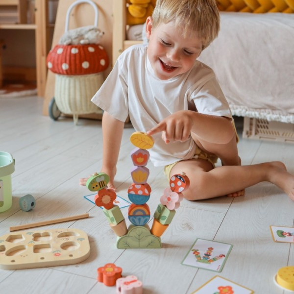 TOOKY TOY edukacinė dėžutė 5 in 1 Stebuklų Sodas Montessori TOOKY TOY edukacinė dėžutė 5 in 1 Stebuklų Sodas Montessori
