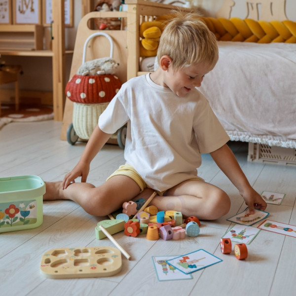 TOOKY TOY edukacinė dėžutė 5 in 1 Stebuklų Sodas Montessori TOOKY TOY edukacinė dėžutė 5 in 1 Stebuklų Sodas Montessori
