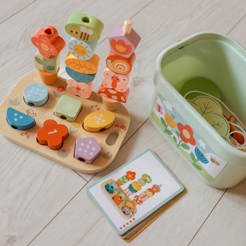 TOOKY TOY edukacinė dėžutė 5 in 1 Stebuklų Sodas Montessori