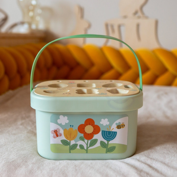 TOOKY TOY edukacinė dėžutė 5 in 1 Stebuklų Sodas Montessori TOOKY TOY edukacinė dėžutė 5 in 1 Stebuklų Sodas Montessori
