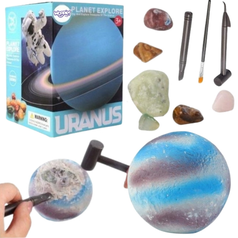 WOOPIE eksperimentinis rinkinys mineralų kasykla planeta Uranas