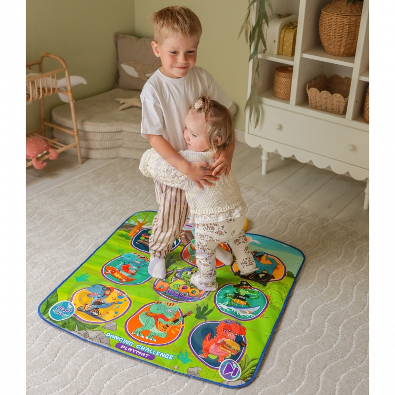 WOOPIE Mata Muzyczna Dinozaury Zręcznościowa Gra Taneczna