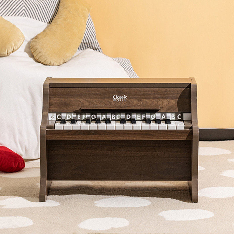 CLASSIC WORLD Wooden Classical Piano + Learning Book