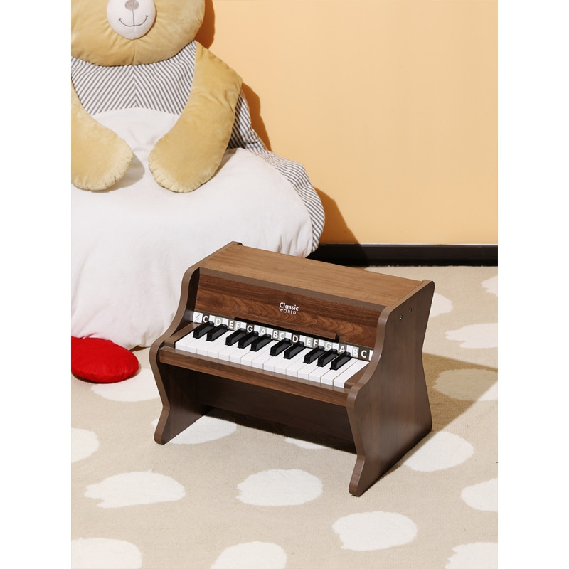 CLASSIC WORLD Wooden Classical Piano + Learning Book