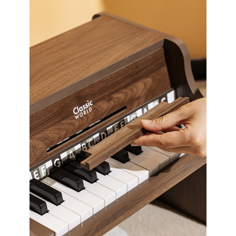 CLASSIC WORLD Wooden Classical Piano + Learning Book