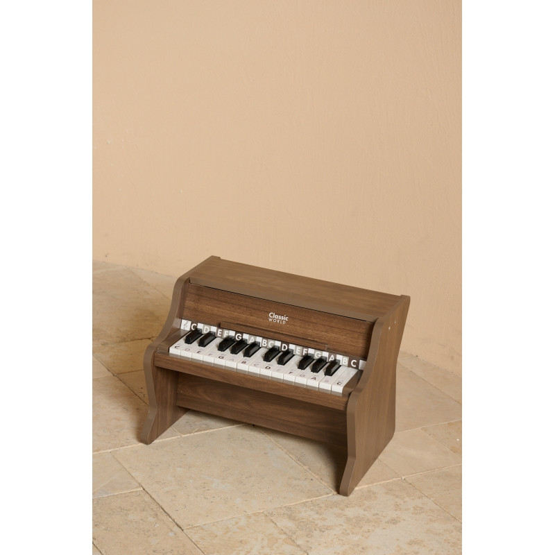 CLASSIC WORLD Wooden Classical Piano + Learning Book