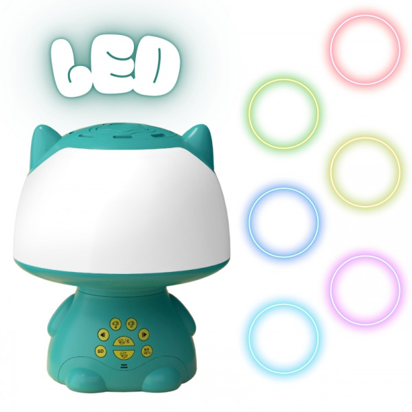 WOOPIE daugiafunkcinis RGB šviesos bluetooth garsiakalbis karaoke balso moduliatorius SD kortelė turkis WOOPIE daugiafunkcinis RGB šviesos bluetooth garsiakalbis karaoke balso moduliatorius SD kortelė turkis