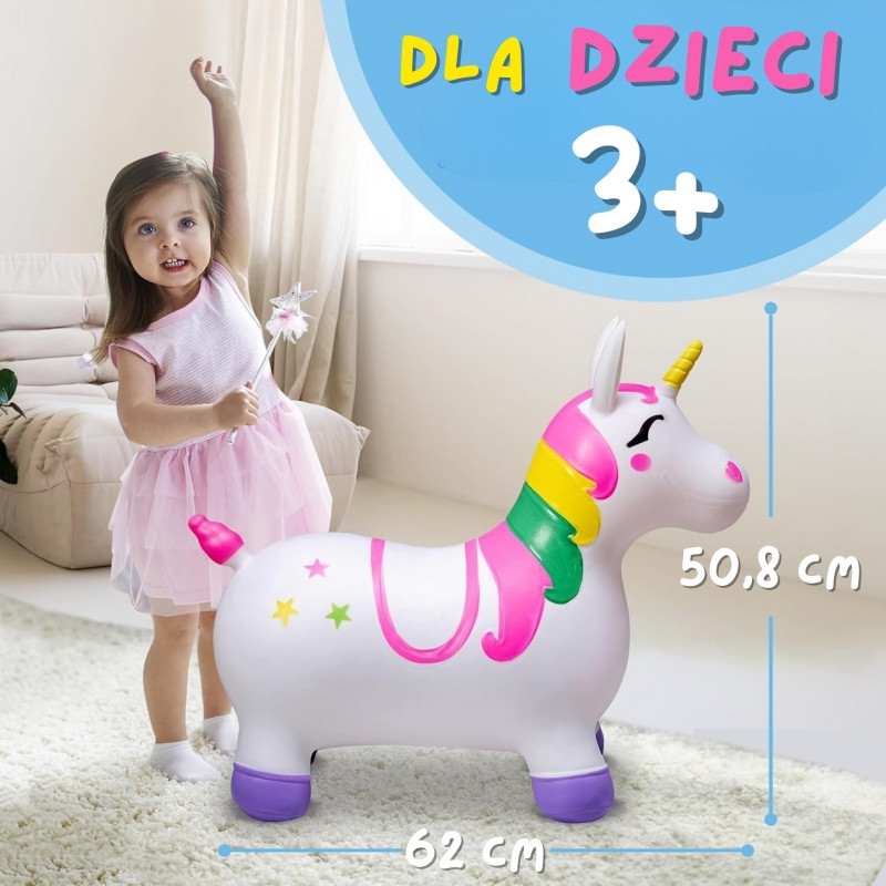 WOOPIE guminis džemperis Unicorn White+ Pump