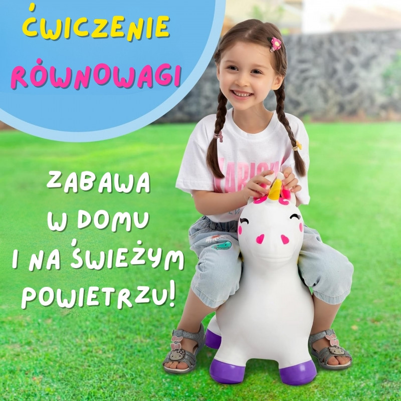 WOOPIE guminis džemperis Unicorn White+ Pump