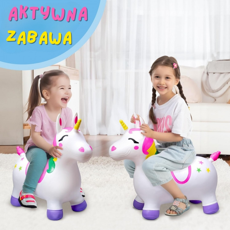 WOOPIE guminis džemperis Unicorn White+ Pump