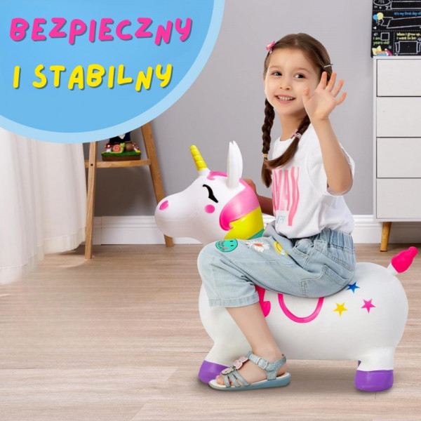 WOOPIE guminis džemperis Unicorn White+ Pump WOOPIE guminis džemperis Unicorn White+ Pump