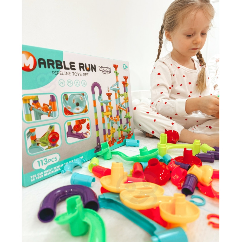 WOOPIE Ball Track Spiral Set 113 pcs.