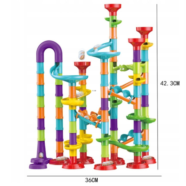WOOPIE Kulodrom rutulinių takelių rinkinys spiralė 113 vnt. WOOPIE Kulodrom rutulinių takelių rinkinys spiralė 113 vnt.