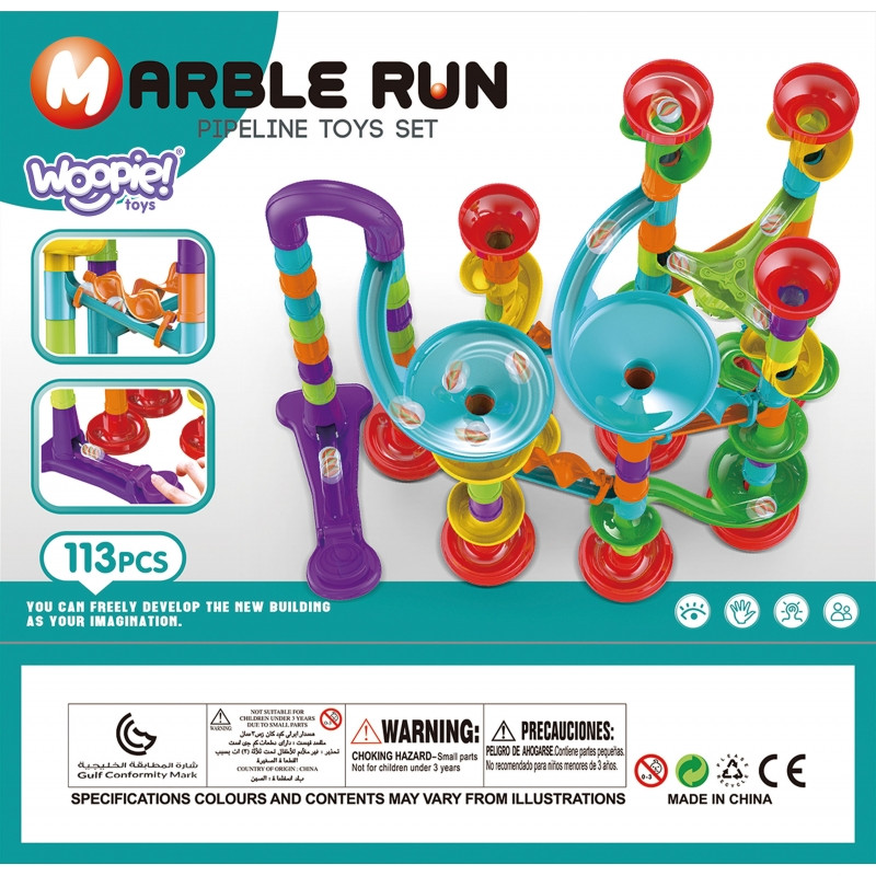 WOOPIE Ball Track Spiral Set 113 pcs.
