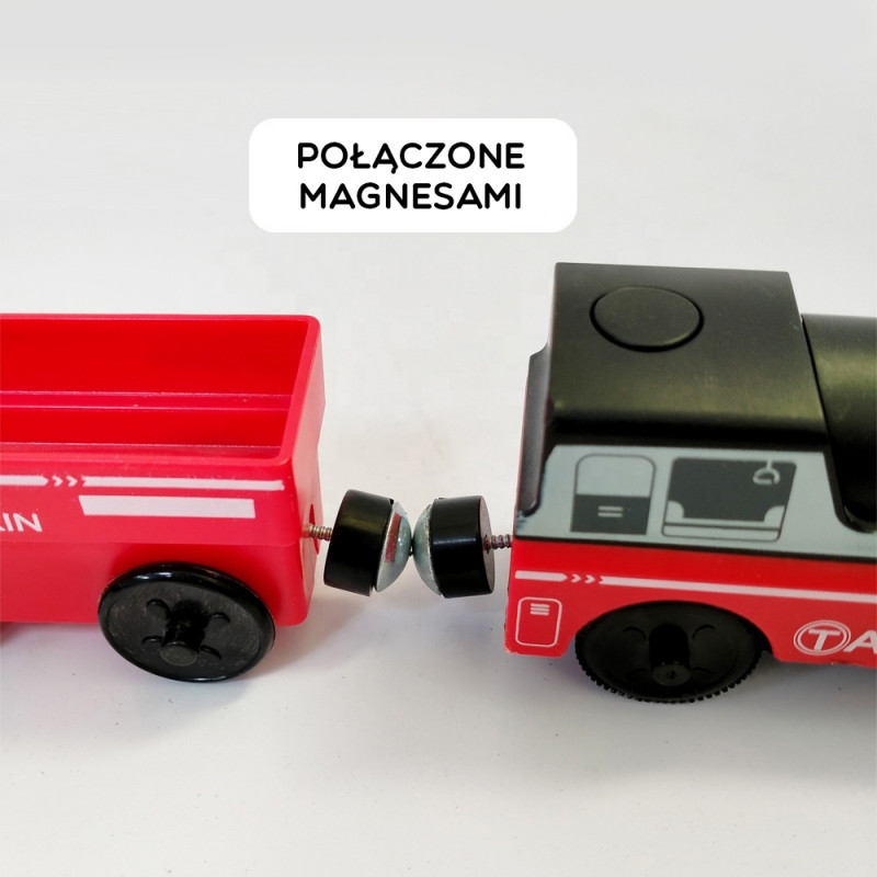 Электровоз WOOPIE с магнитными вагонами