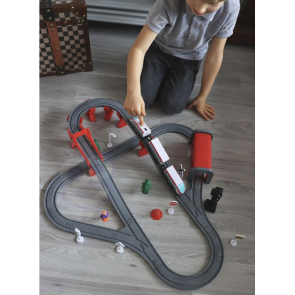 WOOPIE Электропоезд Путь Мост Тоннель 80 шт.