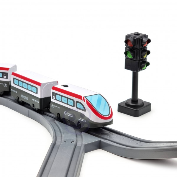 WOOPIE Электропоезд Путь Мост Тоннель 80 шт.