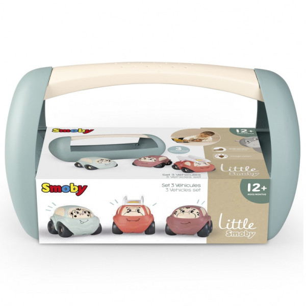 SMOBY Little Vroom Planet žaislinė automobilio dėžė