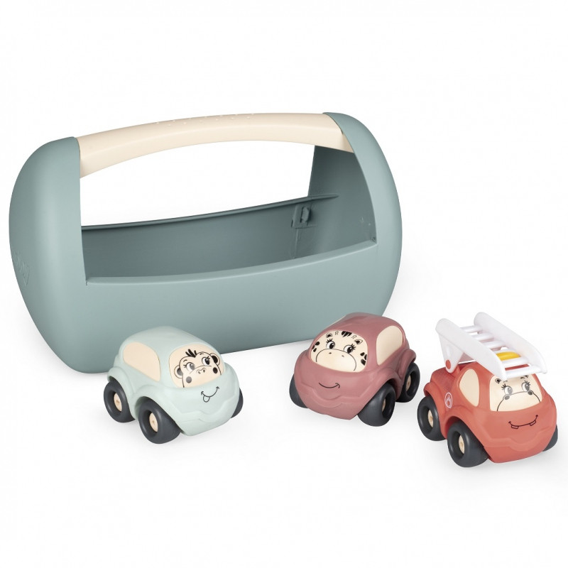 SMOBY Little Vroom Planet žaislinė automobilio dėžė